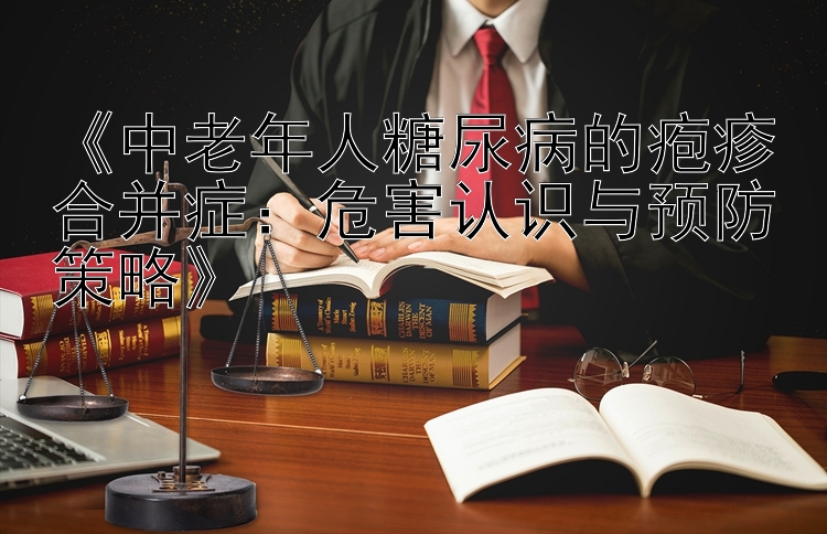 《中老年人糖尿病的疱疹合并症：危害认识与预防策略》