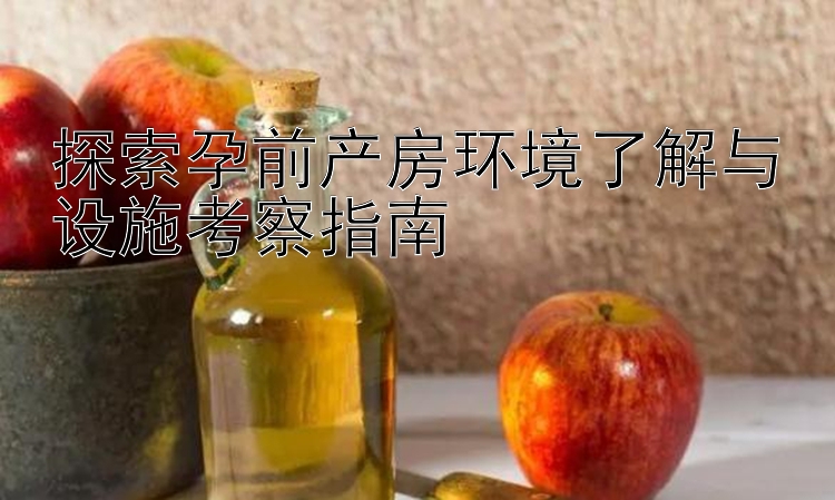 探索孕前产房环境了解与设施考察指南