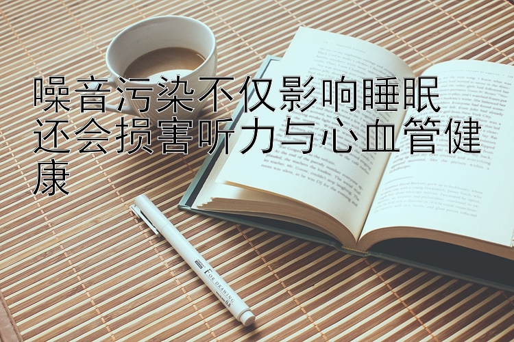 彩乐园彩票计划 噪音污染不仅影响睡眠  还会损害听力与心血管健康